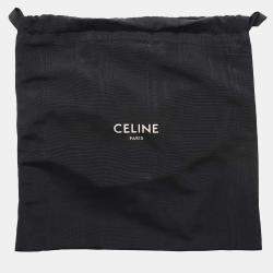 Celine Brown Pvc Leather Triomphe Logo Crossbody Bag