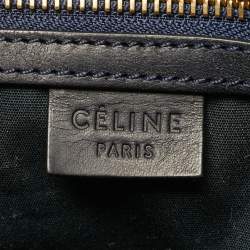 مملوكة مسبقًا Celine Black/Grey Macadam Canvas and Leather Duffel Bag