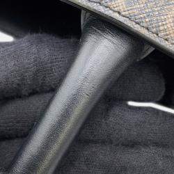 مملوكة مسبقًا حقيبة سيلين تريومف هورايزونتال كاباس جلد بي في سي أسود