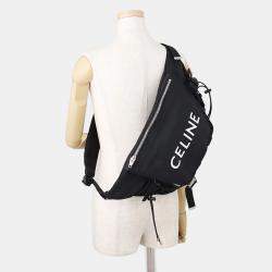 مملوكة مسبقًا Celine Trekking Small Black Canvas Belt Bag