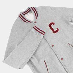 مملوكة مسبقًا جاكيت سيليين تيدي كوليدج قطن رمادي مقاس صغير (سمول)