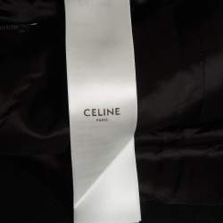Pre Owned Celine Black Wool Single Breasted Blazer XXXL