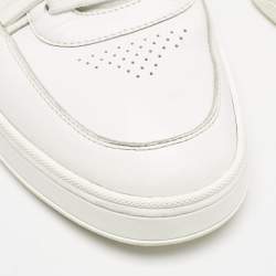 Celine White Leather Lace Up Sneakers Size 44