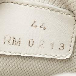 Celine White Leather Lace Up Sneakers Size 44