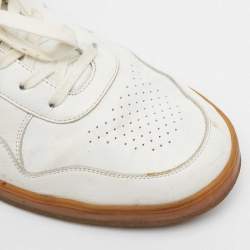 مملوكة مسبقًا Celine CT-01 Z Size 47 White Leather Low Top Sneakers