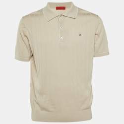 مملوكة مسبقًا تي شيرت بوللو سي أتتش كارولينا هيريرا بيج بشعار مطرز مقاس كبير