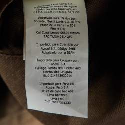 CH Carolina Herrera Brown Cotton and Linen Single Breasted Blazer M