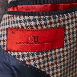 CH Carolina Herrera Multicolor Wool Single Breasted Blazer XXL