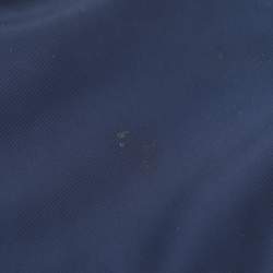 Pre Owned CH Carolina Herrera Navy Blue/Yellow Nylon CH Logo Reversible Jacket M