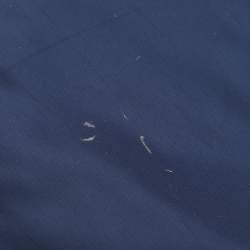 Pre Owned CH Carolina Herrera Navy Blue/Yellow Nylon CH Logo Reversible Jacket M