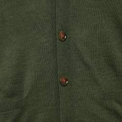 Pre Owned بلوفر سي أتسش كارولينا هيريرا صوف رمادي تريكو مقاس صغير - سمول