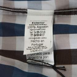 CH Carolina Herrera Gingham Check Cotton Button Down Shirt L