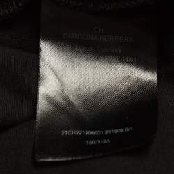 CH Carolina Herrera Black Printed Cotton T-Shirt L