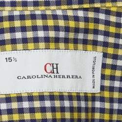 CH Carolina Herrera Multicolor Checked Cotton Button Down Shirt M