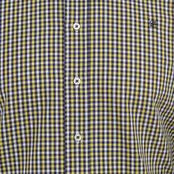 CH Carolina Herrera Multicolor Checked Cotton Button Down Shirt M