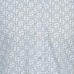 CH Carolina Herrera White Printed Cotton Long Sleeve Shirt M