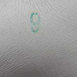 Pre Owned CH Carolina Herrera White/Red Leather Low Top Sneakers Size 43