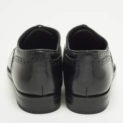 Pre Owned CH Carolina Herrera Size 41.5 Black Leather Brogues