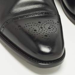 Pre Owned CH Carolina Herrera Size 41.5 Black Leather Brogues