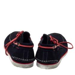 CH Carolina Herrera Black Suede Loafers Size 41