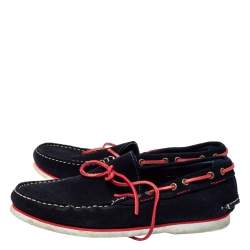 CH Carolina Herrera Black Suede Loafers Size 41