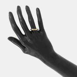 مملوكة مسبقًا خاتم شانيل كو كو كراش ميني مقاس 53/#12J11794 ذهب أصفر عيار 18