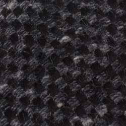 Pre Owned Chanel Black Tweed Reversible Skinny Silk Tie