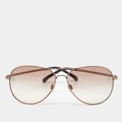Chanel Gold/Beige Gradient 4189 -T-Q Aviator Sunglasses Chanel | TLC