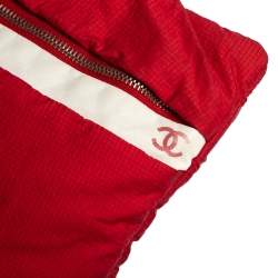 Chanel Red Quilted Nylon Coco Cocoon Backpack