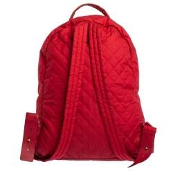 Chanel Red Quilted Nylon Coco Cocoon Backpack