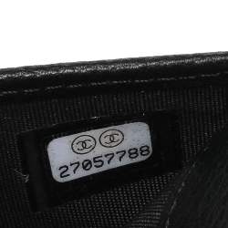 Chanel Black Caviar Leather Bifold Wallet