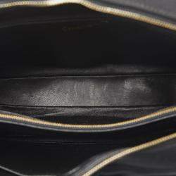 Chanel Black Jersey CC Chevron Pocket Camera Bag