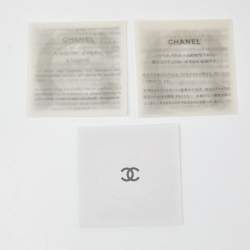 Chanel Green Patent Leather Symbols Lucky Charm Compact Wallet