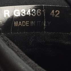 Pre Owned حذاء رياضي شانيل جلد وتويد أسود/ذهبي مزين سي سي منخفض من أعلى مقاس 39