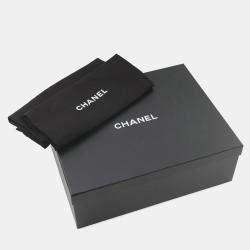 Pre Owned Chanel High Cut Sneakers White Leather Size 41