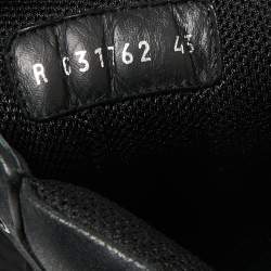 Chanel Black Leather And Mesh CC High Top Sneakers Size 43