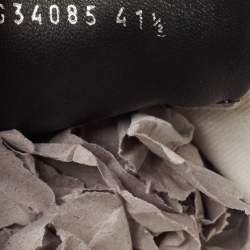 Chanel White Leather Interlocking CC Logo Low Top Sneakers Size 41.5