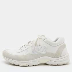CHANEL Upper Leather Lace Up Athletic Shoes for Women for sale