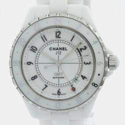 Chanel White Ceramic J12 H2126 Automatic Men's Wristwatch 42 mm