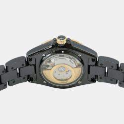 Chanel Black Ceramic J12 H9541 Automatic Men's Wristwatch 38 mm