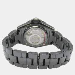 Chanel Black Ceramic  J12 H9762 Automatic Men's Wristwatch 38 mm