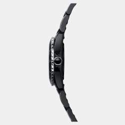 Chanel Black Ceramic J12 H5697 Automatic Men's Wristwatch 38 mm