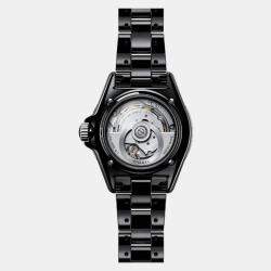 Chanel Black Ceramic J12 H5697 Automatic Men's Wristwatch 38 mm