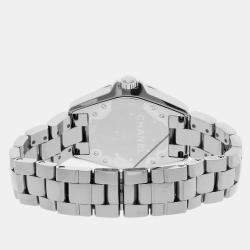 Pre Owned Chanel J12 H2566 Automatic Black Diamonds Ceramic Women’s Wristwatch 38mm