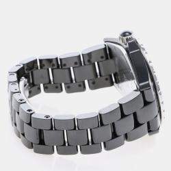 Pre Owned Chanel J12 GMT H2012 Automatic Stainless Steel Men's Wristwatch 42 mm