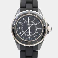Pre Owned Chanel J12 Automatic Ceramic Stainless Steel women's Wristwatch 39 mm