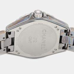 Pre Owned Chanel J12 Automatic Ceramic Stainless Steel Men's Wristwatch 41 mm