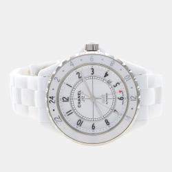 Pre Owned Chanel J12 Automatic Ceramic Stainless Steel Men's Wristwatch 42 mm
