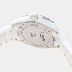 Pre Owned Chanel J12 Automatic Ceramic Stainless Steel Men's Wristwatch 42 mm