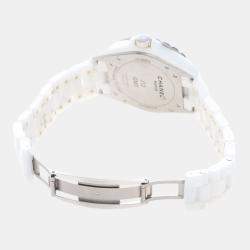 Pre Owned Chanel J12 Automatic Ceramic Stainless Steel Men's Wristwatch 42 mm